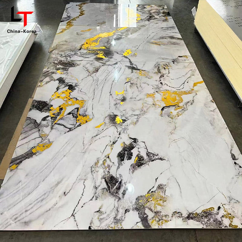 IMPERVIUS 1220×2440mm 3mm PVC UV Board for Interior Wall panel Decoration with High Gloss Finish for House Office Design Decor