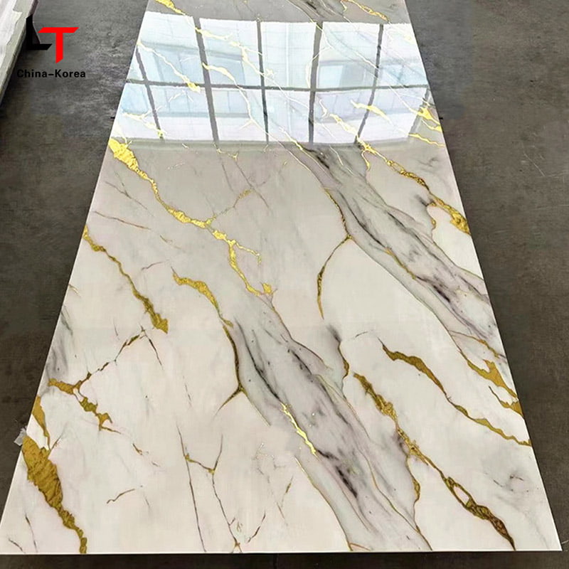 IMPERVIUS 1220×2440mm 3mm PVC UV Board for Interior Wall panel Decoration with High Gloss Finish for House Office Design Decor