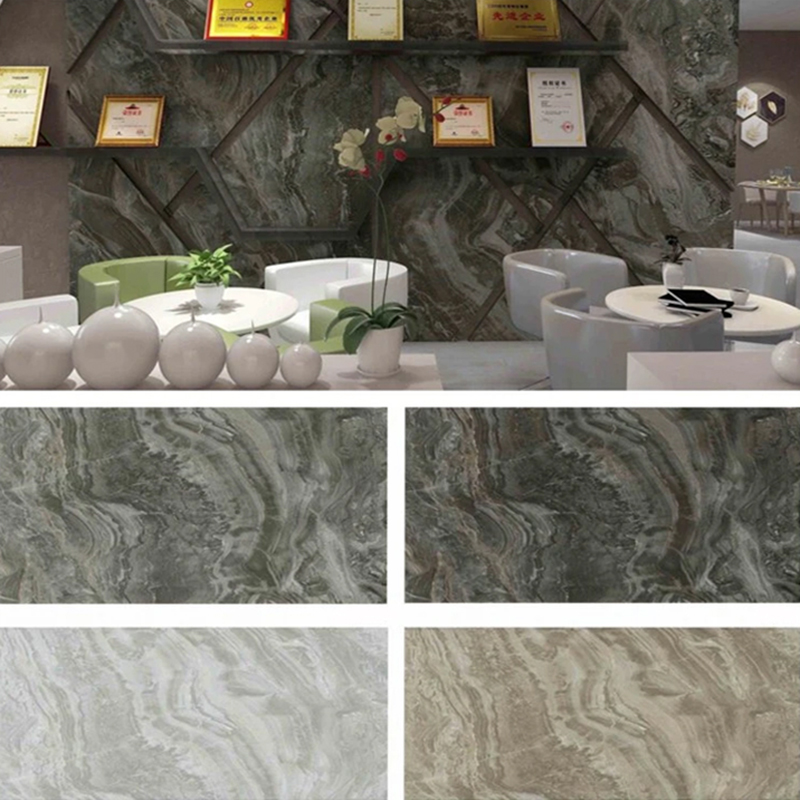 1220×2800mm UV Coated PVC Marmor Sheet for Furniture and Cabinetry Lightweight and Durable Decoration Laminated Plastic Wall panel