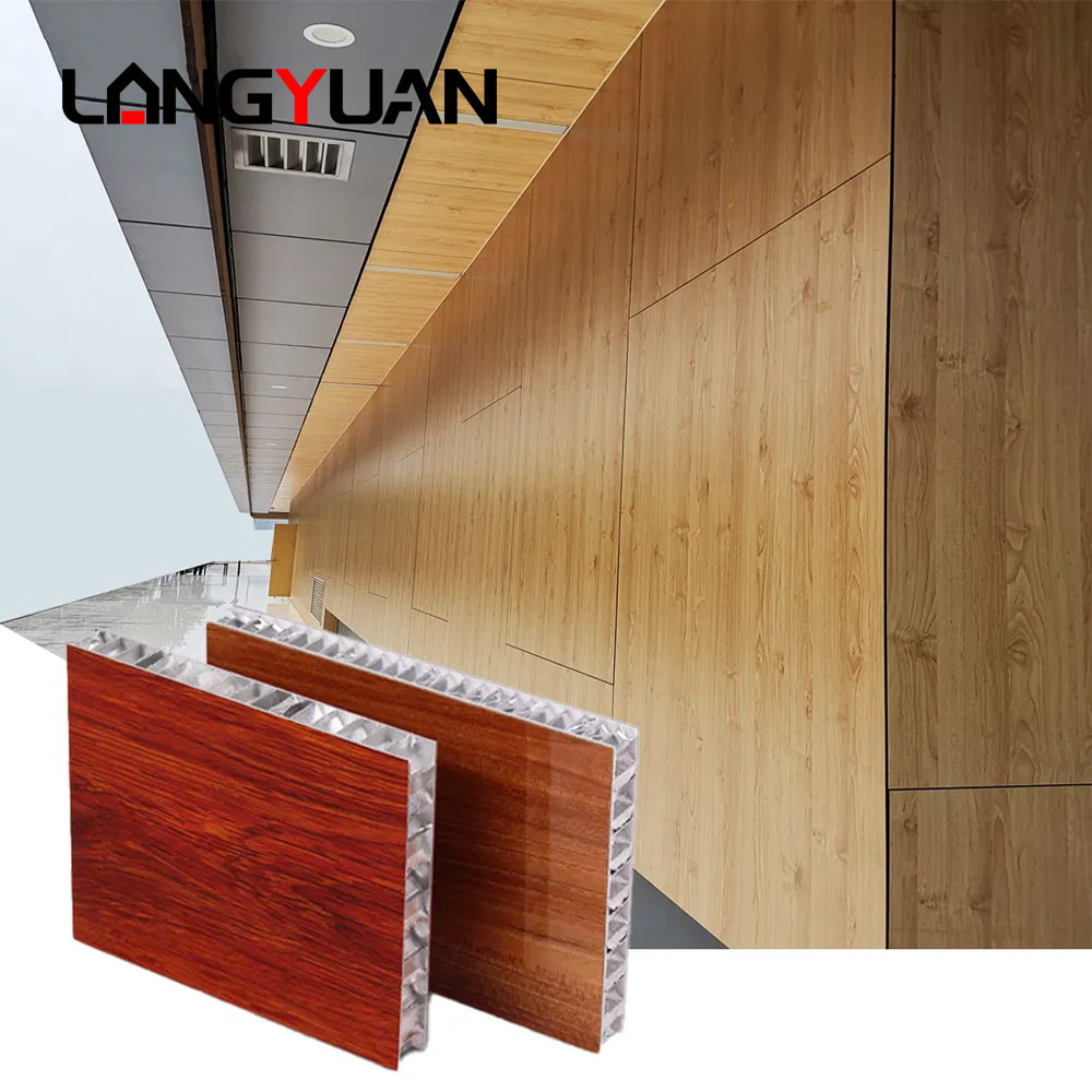 18mm Aluminium Honeycomb Panels pro Cabinets et coquina Ostium Aluminium Honeycomb Panels Factory
