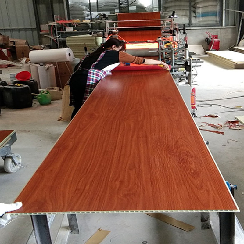 Modern Integrated Bamboo Wood Fiber PVC Wall Panel pro TV Maecenas Hard Package Wall Panel pro Interior TECTUM pro Hotel Usus