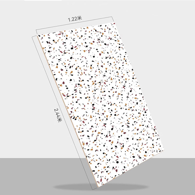 1220mm×2440mm Flexibile PVC Plastic Alternative Marmor SPC Wall Panel & Board Artificialis Imitatio Marmor UV Coating PVC Marmor Sheet