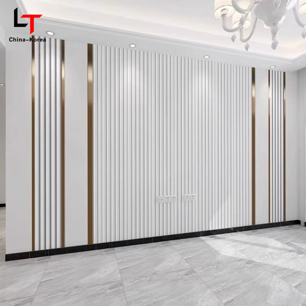 1220×2440mm Eco-Friendly PVC Wood Veneer Grain Decorative wall Panels for Indoor Wall Cladding Waterproof Scratch-Resistentes Securus Install