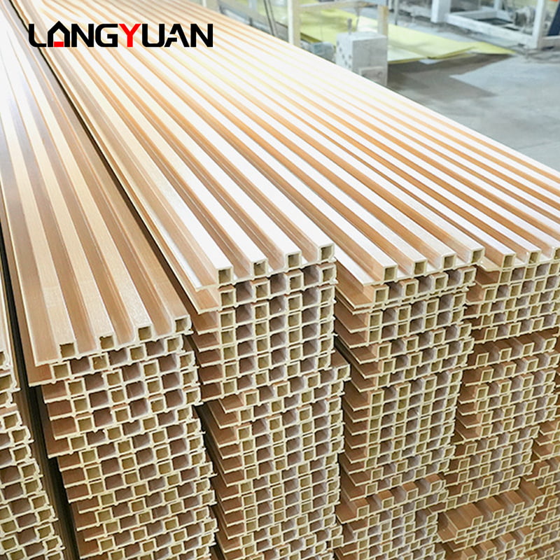 Lignum Naturale Decorative Compositum Plastic Wpc Pvc Interior Cladding Fluted Wall Panels Boards for Indoor