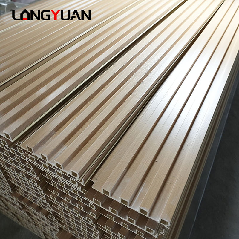 Lignum Naturale Decorative Compositum Plastic Wpc Pvc Interior Cladding Fluted Wall Panels Boards for Indoor