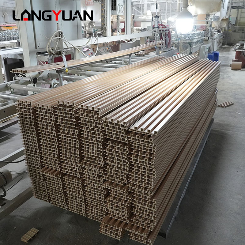 Lignum Naturale Decorative Compositum Plastic Wpc Pvc Interior Cladding Fluted Wall Panels Boards for Indoor