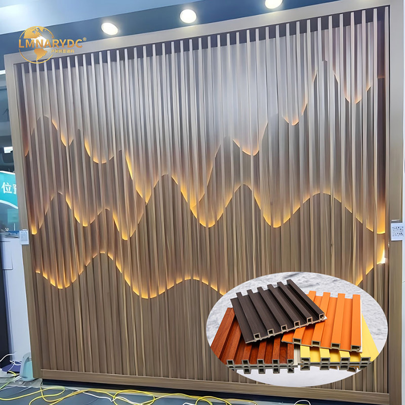 Modern Interior Luminous Grille Wall Panels Israel Starry Sky Design Waterproof WPC & Plastic for Outdoor & Household