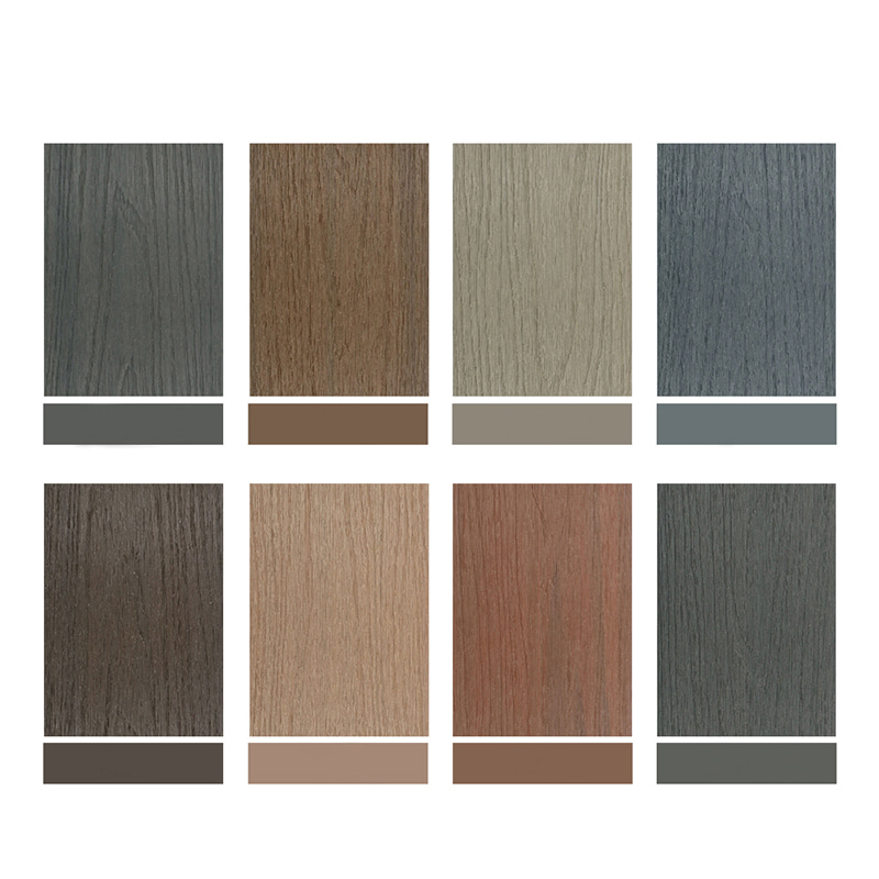 Wood Plastic Composite Wpc Fence Home Garden Courtyard Fence Panels Melior quam Vinyl Pvc Fence Waterproof Outdoor Privacy Board Hdpe