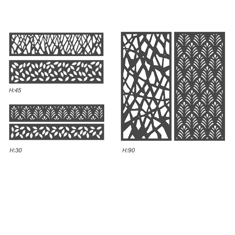 Wood Plastic Composite Wpc Fence Home Garden Courtyard Fence Panels Melior quam Vinyl Pvc Fence Waterproof Outdoor Privacy Board Hdpe