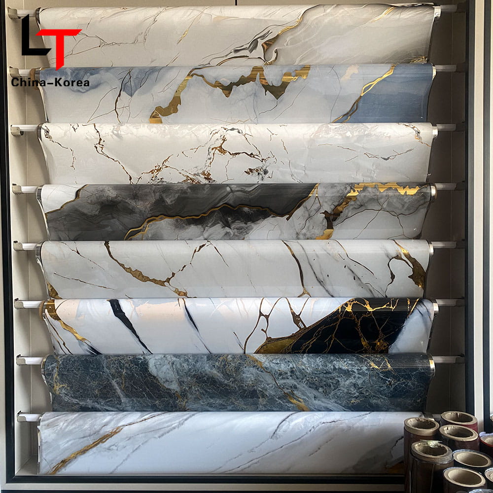 3D 5D Printing Laminatio Caloris Transfero Film PVC Furniture Decoration Film Vacuum Press Foil for Door Wall Panel WPC UV Board