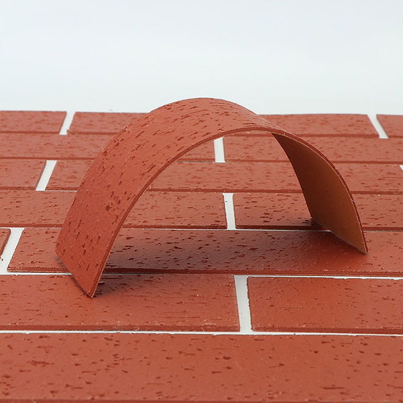 Ignis Design Fireproof Wall Panels Nova Materialis Mollis Lapis Flexibilis MCM Tegulas Linear Stone Wall Covering