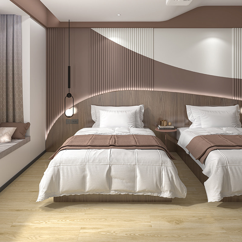 Durability Plastic Tile Fluens Waterproof Wood Grain 4mm 5mm 6mm 7mm 8mm PVC Click Vinyl Plank SPC Tabulatum