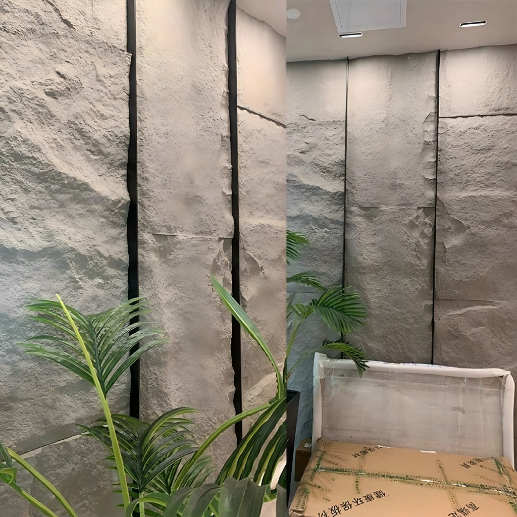 PU Castle Stone: Condita Textura Naturalis Lapidis Intra Reach